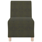 Vidaxl modulaire sofa eenheid armless leger groen 55 x 74 x 82 cm