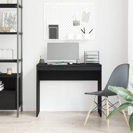Vidaxl bureau zwart eiken 90x40x72 cm bewerkt hout