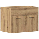 Vidaxl wastafelkast 60x38,5x46 cm bewerkt hout artisanaal eikenkleur
