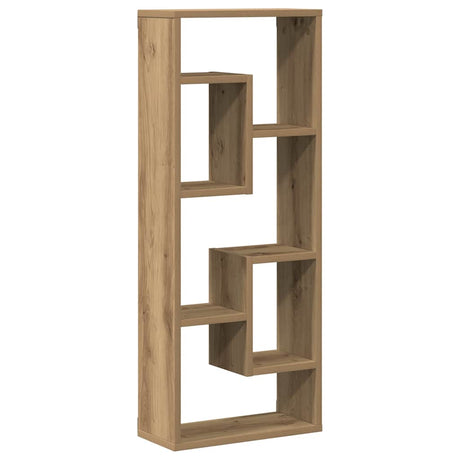 Vidaxl wandplank 36x16x90 cm bewerkt hout artisanaal eikenkleurig