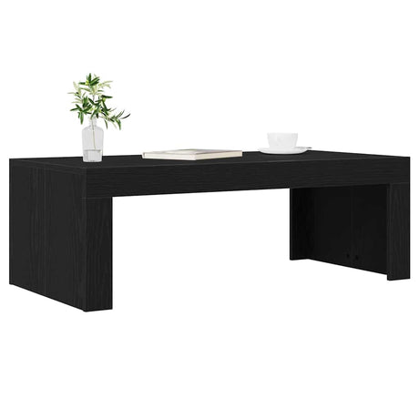 Vidaxl salontafel zwart eiken 102 x 50 x 35 cm bewerkt hout