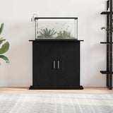 Vidaxl aquariumstandaard zwart eiken 81x36x73 cm bewerkt hout
