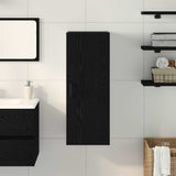 Vidaxl wandkast 34,5x34x90 cm bewerkt hout zwart eikenkleurig