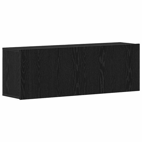 Vidaxl tv-meubels 2 st 120x30x41 cm bewerkt hout zwart eikenkleurig