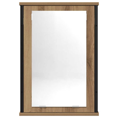 Vidaxl badkamerspiegelkast 42x12x60 cm bewerkt hout artisanaal