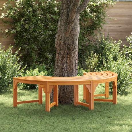 Vidaxl boom bank 4 -seater 160 x 80 x 45cm massief eucalyptus hout