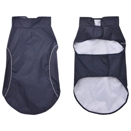 Vidaxl hondenregenjas met reflecterende strips polyester blauw xl