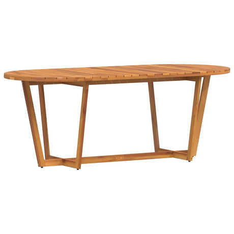 Vidaxl tuintafel ovaal 200x90x75 cm massief acaciahout