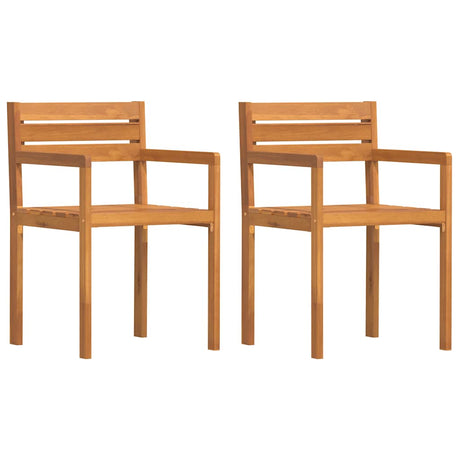 Vidaxl tuinstoelen 2 st 50x53x80 cm massief acaciahout