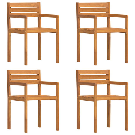 Vidaxl tuinstoelen 4 st 50x53x80 cm massief acaciahout
