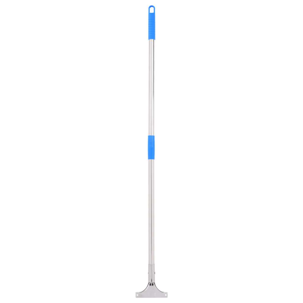 Vidaxl vloerwisser 75x122,5 cm staal en rubber