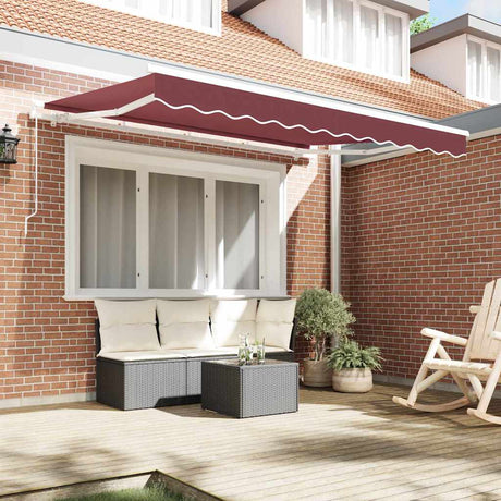Vidaxl vervangend zonneschermdoek voor 2,5x2 m bordeaux rood polyester