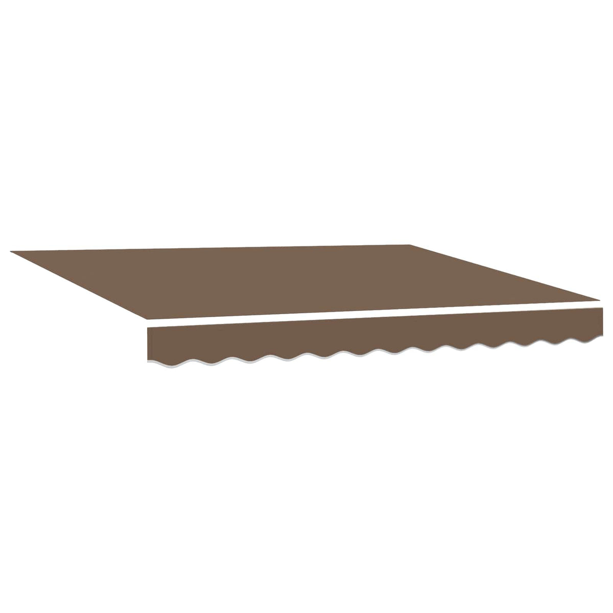 Vidaxl vervangend zonneschermdoek voor 2,5x2 m beige polyester