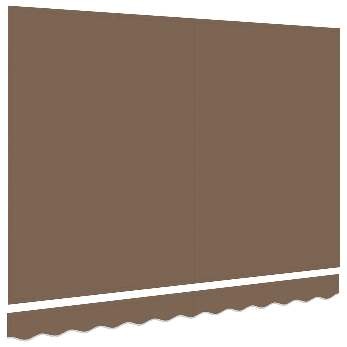 Vidaxl vervangend zonneschermdoek voor 3,5x2 m beige polyester