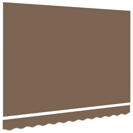Vidaxl vervangend zonneschermdoek voor 3,5x2 m beige polyester
