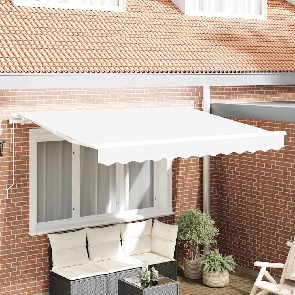 Vidaxl vervangend zonneschermdoek voor 3,5x2 m wit polyester