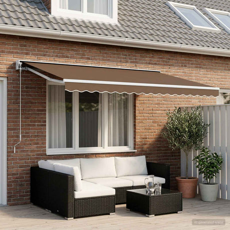 Vidaxl vervangende volant voor 6 m beige polyester