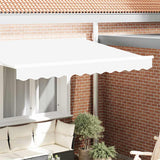 Vidaxl vervangende volant voor 3,5 m wit polyester