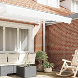 Vidaxl vervangende volant voor 3,5 m wit polyester