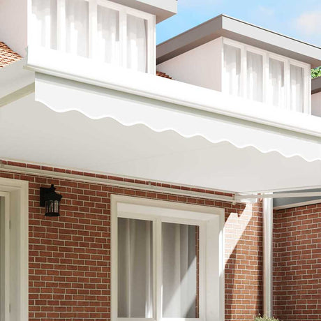 Vidaxl vervangende volant voor 5 m wit polyester