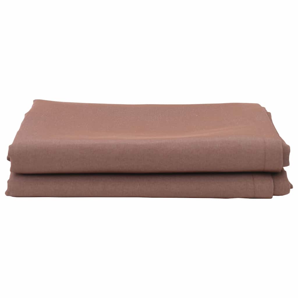 Vidaxl zonnescherm vervangingen bruin 1000 x 160 cm polyester canvas