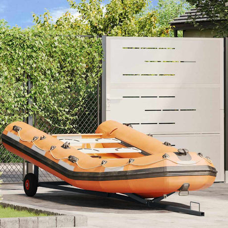Vidaxl boottrailer 302 x 107 x 42 cm zilver staal
