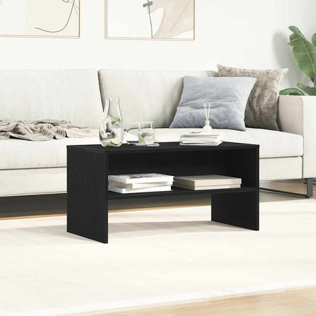 Vidaxl tv-meubel 80x40x40 cm spaanplaat zwart eikenkleurig