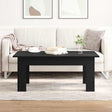 Vidaxl | salontafel | zwart eiken 100 x 60 x 42 cm bewerkt hout