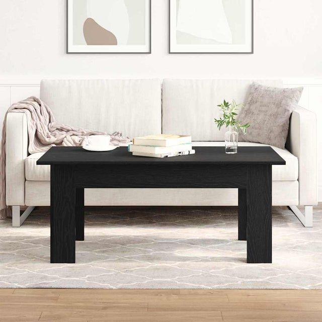 Vidaxl | salontafel | zwart eiken 100 x 60 x 42 cm bewerkt hout