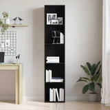 Vidaxl boekenkast zwart eiken 40x30x189 cm bewerkt hout