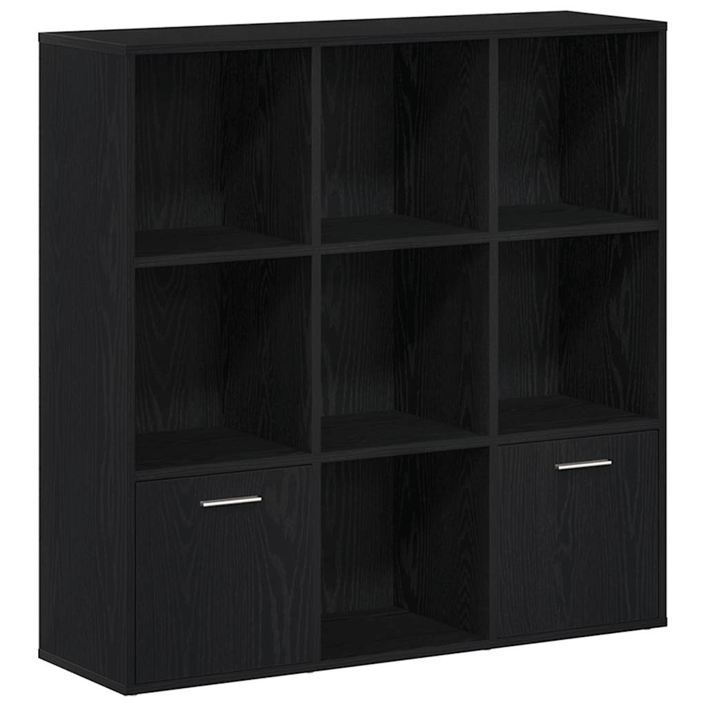 Vidaxl boekenkast 98x29x97,5 cm bewerkt hout zwart eikenkleur