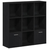 Vidaxl boekenkast 98x29x97,5 cm bewerkt hout zwart eikenkleur