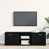 Vidaxl tv-meubel zwart eiken 120x34x37 cm bewerkt hout
