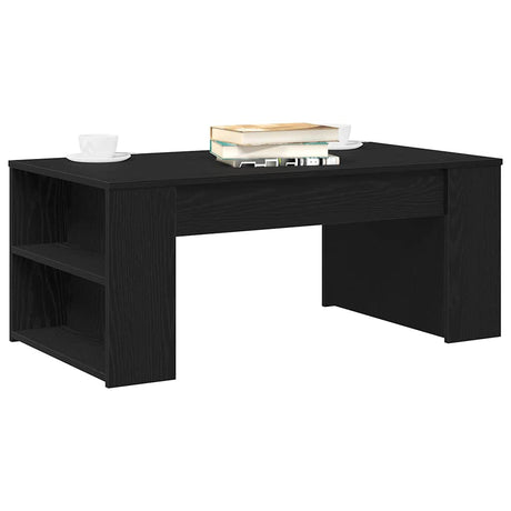 Vidaxl salontafel zwart eiken 102 x 55 x 42 cm bewerkt hout