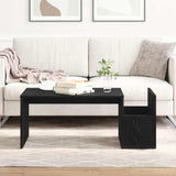 Vidaxl salontafel zwart eiken 90 x 45 x 35 cm bewerkt hout