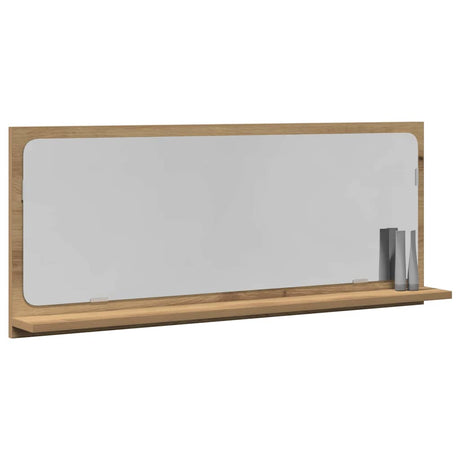 Vidaxl spiegelplank artisanaal eikenkleurig 90 x 10,5 x 37 cm