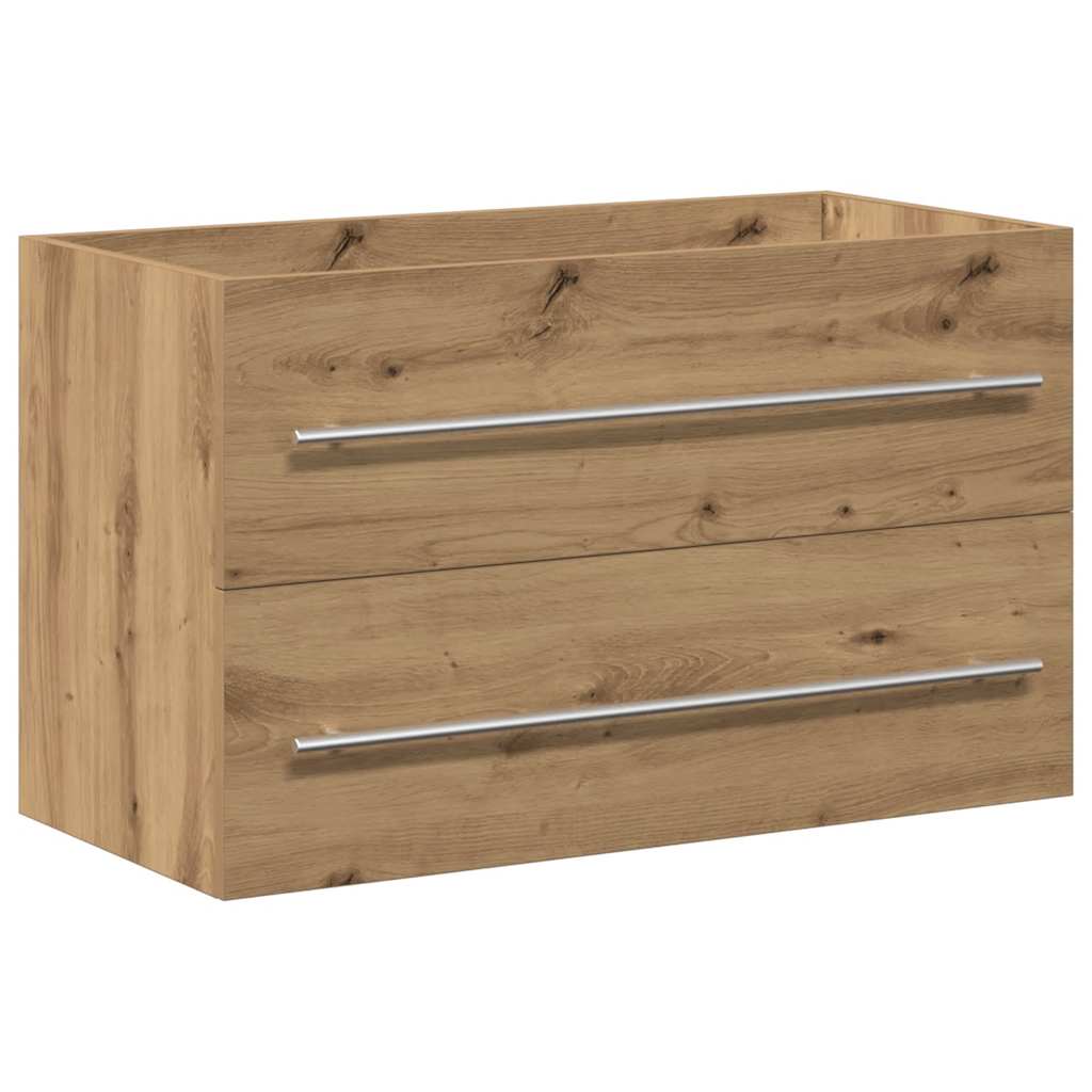Vidaxl badkamer wastafelkast artisan oak 80x38,5x48 cm engineered wood