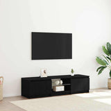 Vidaxl tv-kast 140 x 38,5 x 36 cm zwart eiken bewerkt hout