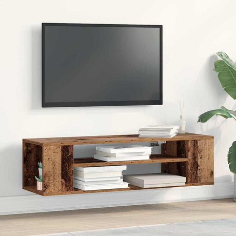 Vidaxl tv-kast 100 x 30 x 26,5 cm oud hout bewerkt hout