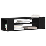 Vidaxl tv-kast 100 x 30 x 26,5 cm zwart eiken bewerkt hout