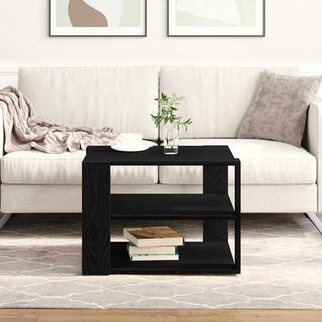 Vidaxl salontafel zwarte eik 58 x 58 x 40 cm geconstrueerd hout
