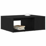 Vidaxl salontafel zwart eiken 90 x 67 x 33 cm bewerkt hout
