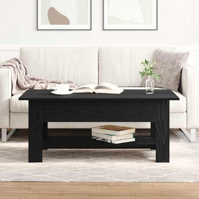 Vidaxl salontafel zwart eiken 102 x 55 x 42 cm bewerkt hout