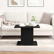 Vidaxl salontafel zwart eiken 55,5 x 55,5 x 40 cm bewerkt hout