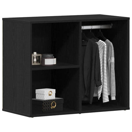 Vidaxl cosmetiek kast zwart eiken 80 x 40 x 65 cm bewerkt hout