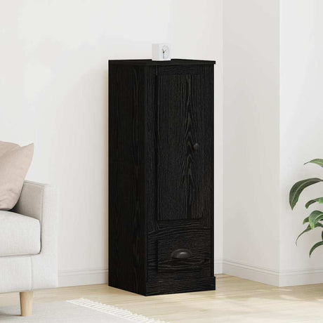 Vidaxl highboard zwart eiken 36 x 35.5 x 103.5 cm bewerkt hout