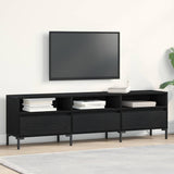 Vidaxl tv-kast 150 x 30 x 44,5 cm zwart eiken bewerkt hout