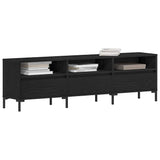 Vidaxl tv-kast 150 x 30 x 44,5 cm zwart eiken bewerkt hout