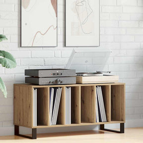Vidaxl platenkast artisanaal eikenkleurig 100 x 38 x 48 cm