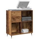 Vidaxl platenkast oud hout 85 x 38 x 89 cm bewerkt hout